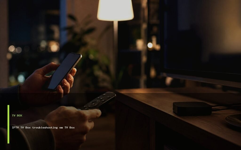 IPTV TV Box troubleshooting — foto ilustrativa do segmento TV Box