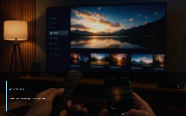 IPTV EPG device — foto ilustrativa do segmento Aplicativos